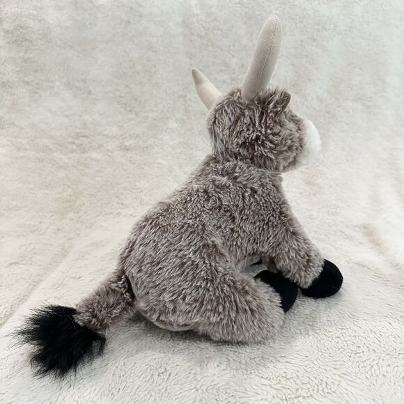 Unipak Longhorn Cow Brown Black 10” Stuffed Animal Toy Beanbag - Picture 4 of 6